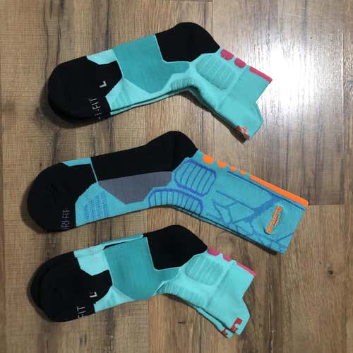 Teal Basketball Socks