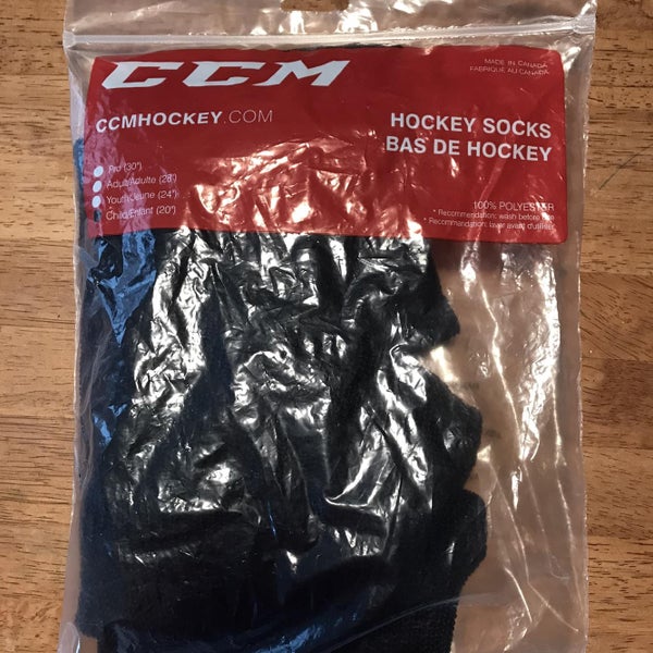 Black Youth Small CCM Socks