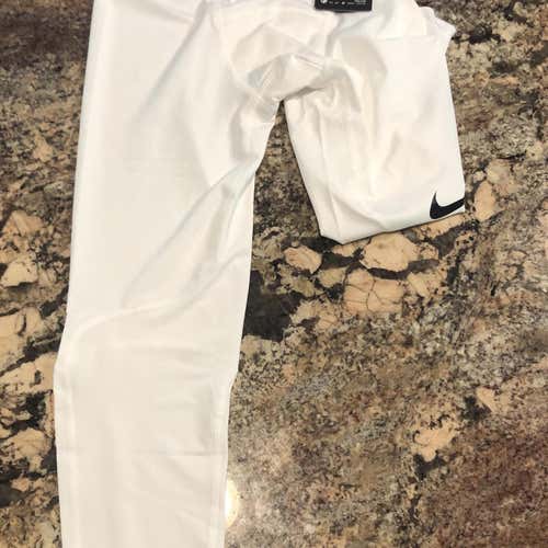 White Adult Small Nike Compression