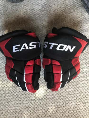 Black Used Senior Easton Synergy 80 Gloves 13"