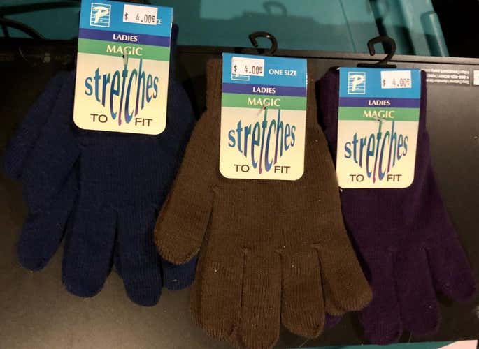New Skating Gloves One Size Fits All - 4 pack