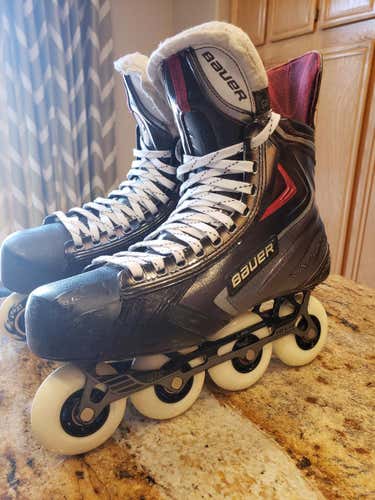 Bauer APX2 Inline Skates  SIZE 10 EE (Extra Wide), SUPER RARE, NEW PARTS