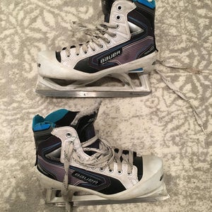 Senior Used Bauer Reactor 5000 Hockey Goalie Skates D&R (Regular) Size 6