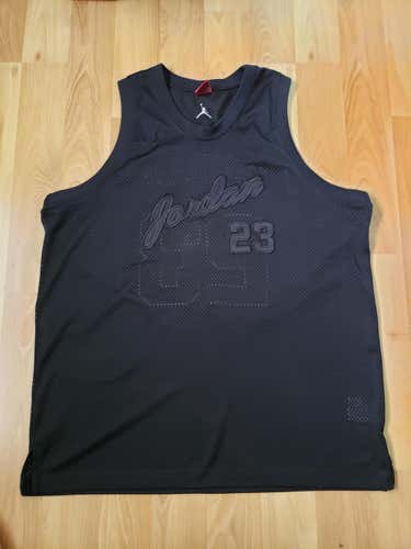 Rare Authentic Black Used Men's XXL Jordan Brand Jersey