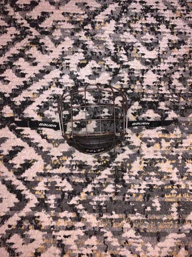 Used Small Bauer Silver FM7500 Full Cage