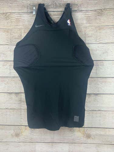 Nike Pro Hyperstrong CompressIon NBA Black Tank Top Padded XXL NWT 881965-010
