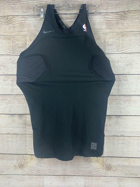 Nike Pro Hyperstrong CompressIon NBA Black Tank Top Padded XXL NWT 881965-010