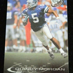 Authentic Football Card Quincy Morgan Kansas State Wildcats