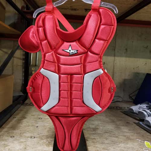 Red Jr/int New All Star Catcher's Chest Protector