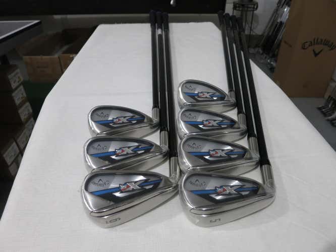 Callaway XR OS Iron Set XROS - 5-PW, SW - Fubuki 55 Regular Graphite - NEW - LH