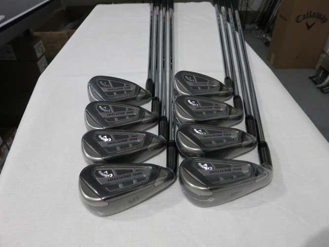 Callaway Big Bertha OS Iron Set - 4-PW, AW - Regular Flex Steel - NEW - LH
