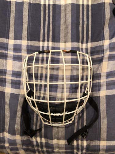 White CCM Cage
