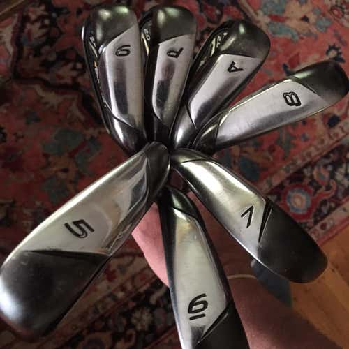 Used Right Handed Burner 2.0 Stiff Flex Steel Shaft Iron Set