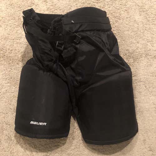 UND Black Medium Bauer Pro Stock Hockey Pants
