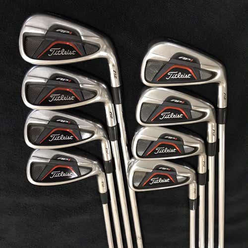 Used Right Handed AP1 712 Regular Flex Steel Shaft Iron Set