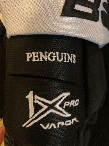 ProStock Penguins Bauer 1X Pro 14” Gloves