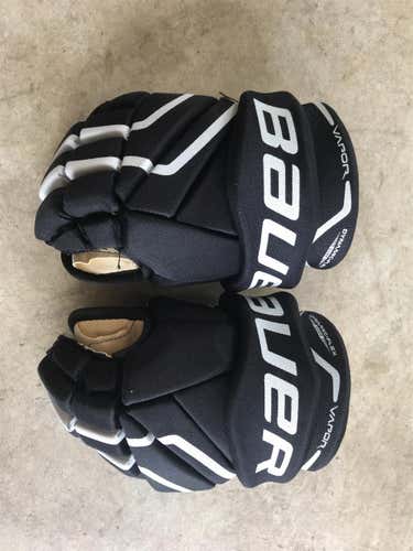 Black Lightly Used Bauer Vapor X60 12"  Gloves