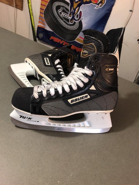 Used Bauer Supreme 5000 D&R (Regular) Size 9.5 Hockey Skates