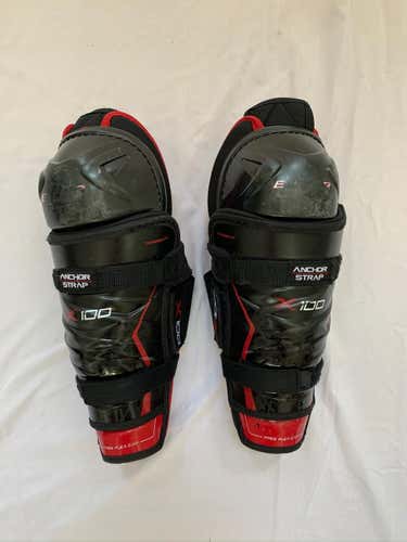 Used Junior 12" Bauer Vapor X100 Shin Guards