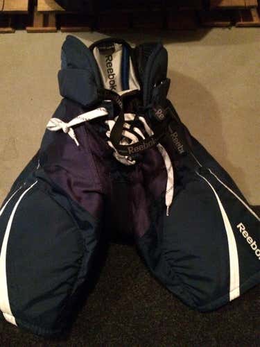 Blue Used Large Reebok 7k Pro Stock Hockey Pants