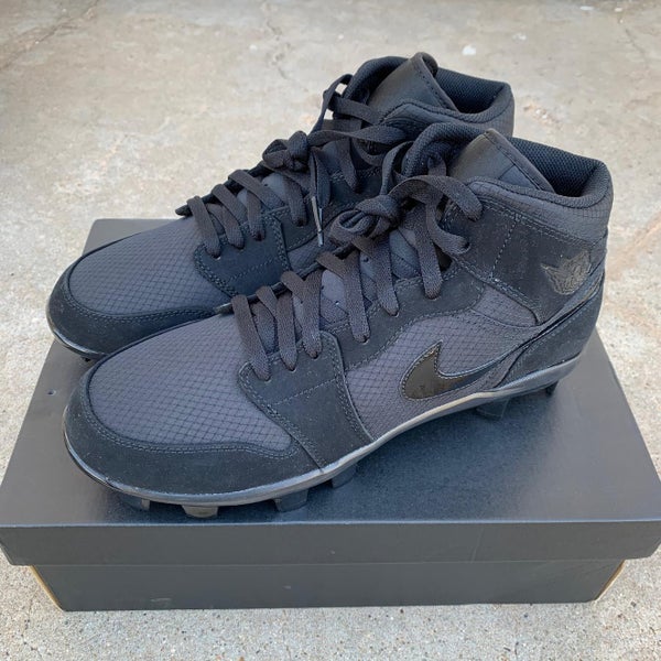 Jordan 1 Retro ‘Black Cat’ Nike MCS Cleats sz 10.5