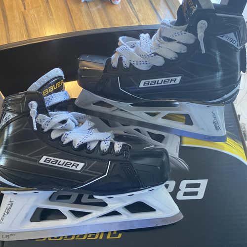 Used Bauer Supreme S190 Size 4 Hockey Goalie Skates