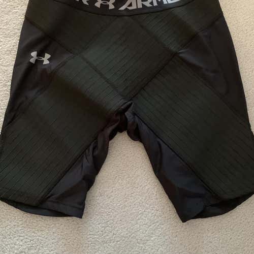 Black XL Under Armour Core Compression Shorts