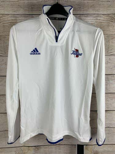 University of Tulsa WIconic 1/4 Zip White XL