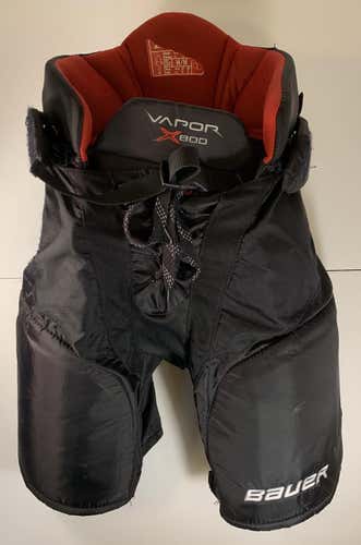 Black Used Medium Bauer Vapor X800  Hockey Pants
