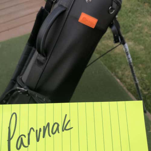 Black Unisex Stitch Bag