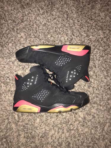 Black Infrared 6 Men's 10.5