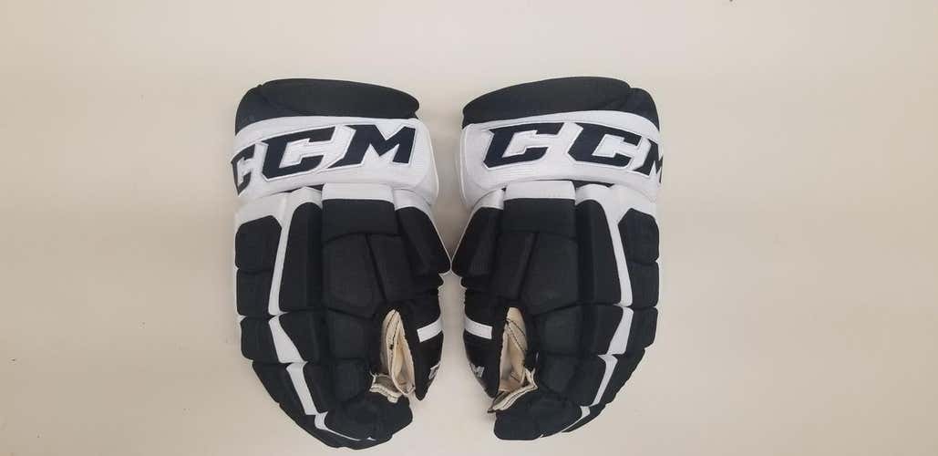 Black Used Sr CCM CL Pro Gloves 14 in.