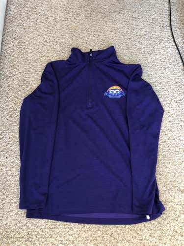 Purple Men's Orlando Solar Bears 1/4 ZIP Medium  Jacket