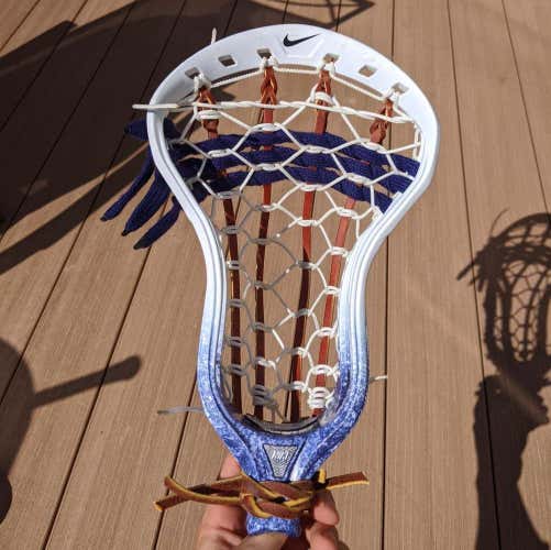 Nike Strung Lakota 2 lacrosse Head, Cheap Shipping! custom dyed traditional strung