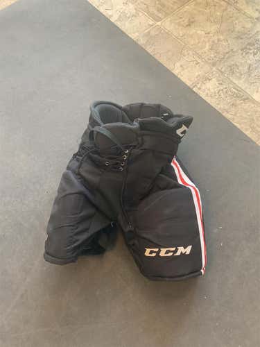 Black Used Medium CCM hp31 Pro Stock Hockey Pants