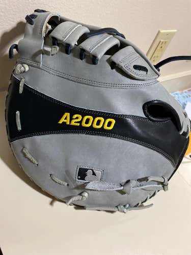 Gray New First Base A2000 12" Baseball Glove
