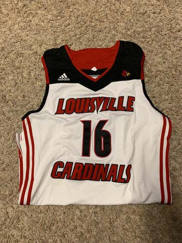 Game Issue Louisville Cardinals Adidas Jersey