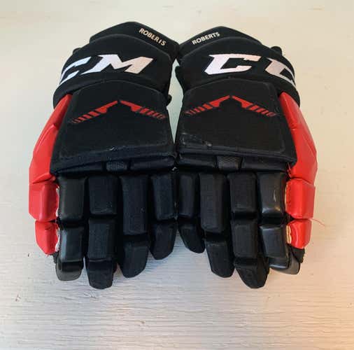 Black Used CCM HG42 14" Pro Stock Gloves