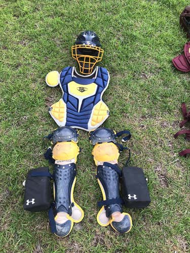 Used Louisville Slugger Catcher's Set