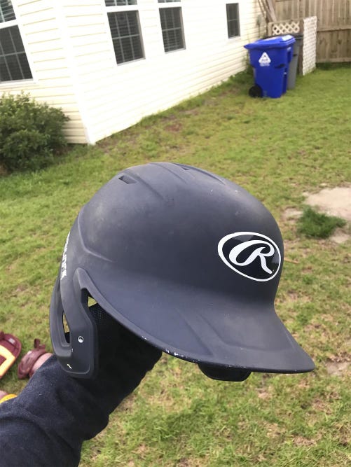 Blue Used Medium/Large Rawlings Batting Helmet