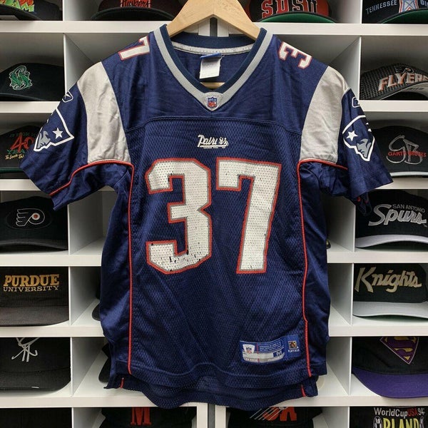 Rodney Harrison New England Patriots Jersey Boys M Blue NFL Football 37