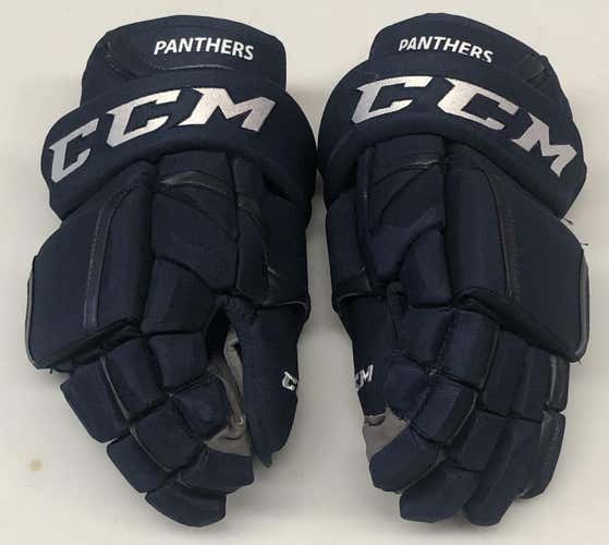 CCM HG12 Pro Stock Custom Hockey Gloves 14" NHL Panthers NEW (6546)