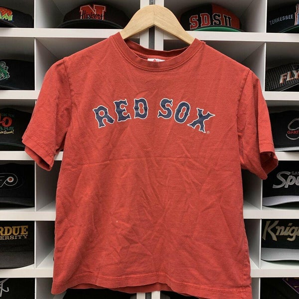 Majestic Label - BOSTON RED SOX Button-Down (MED) Baseball Jersey RED