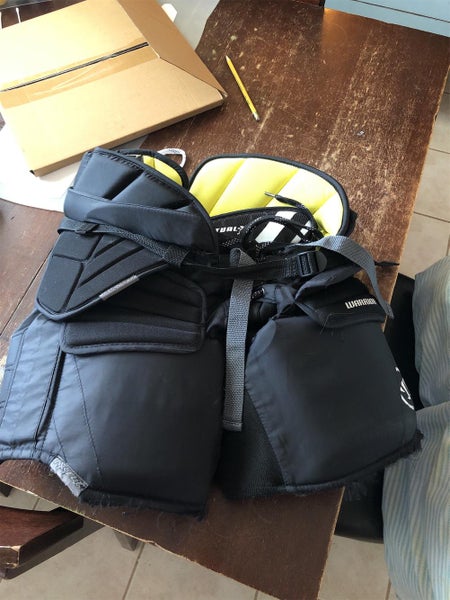 Black Used XL Warrior Ritual X Hockey Goalie Pants