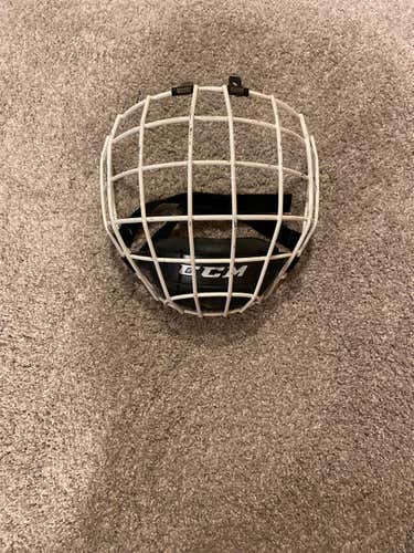 White Used Small CCM cage