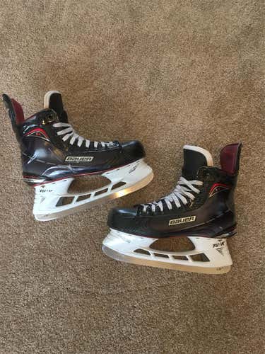 Used Bauer Vapor 1X 2.0 D&R (Regular) Pro Stock Size 9 Hockey Skates