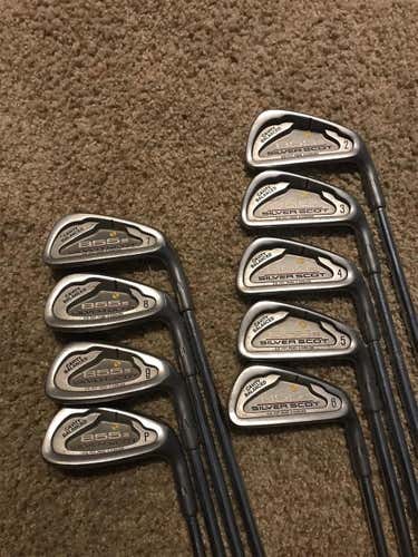 Used Right Handed Stiff Flex Steel Shaft Iron Set