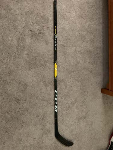 New Right Handed Super Tacks AS1 Toe Pro Stock Hockey Stick