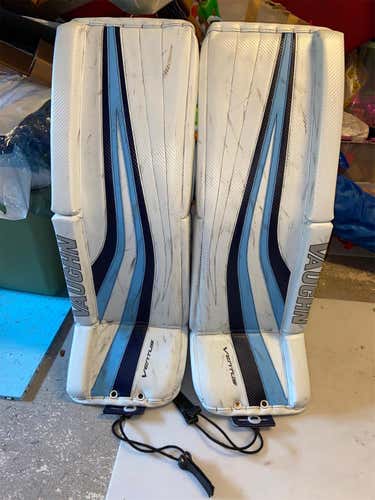 Lightly Used 33+2 Vaughn Ventus SLR Pro Carbon Custom Goalie Leg Pads