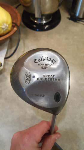 Used Men's Callaway Right Handed Great Big Bertha Driver Stiff Flex Loft 8.5